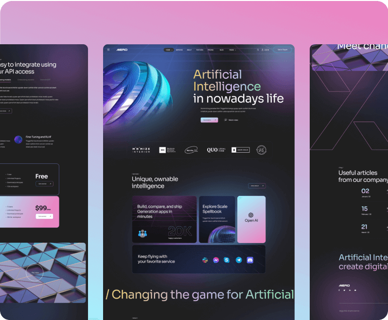 AI Agency & Technology HTML Template